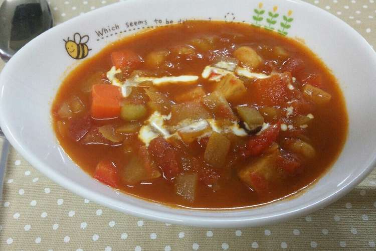トマト缶で簡単カレースープ レシピ 作り方 By 直ちゃん先生 クックパッド 簡単おいしいみんなのレシピが352万品