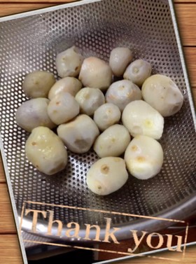 里芋の簡単皮むき