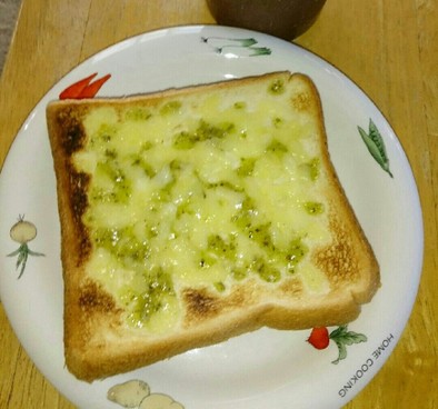 青海苔チーズトースト(*^^*)の写真