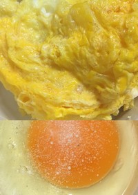 【弁当_たんぱく質】朝は時短レンジで卵