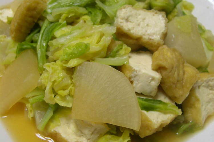 春キャベツと厚揚げののあっさり煮 レシピ 作り方 By Nabeko44kazu クックパッド 簡単おいしいみんなのレシピが352万品