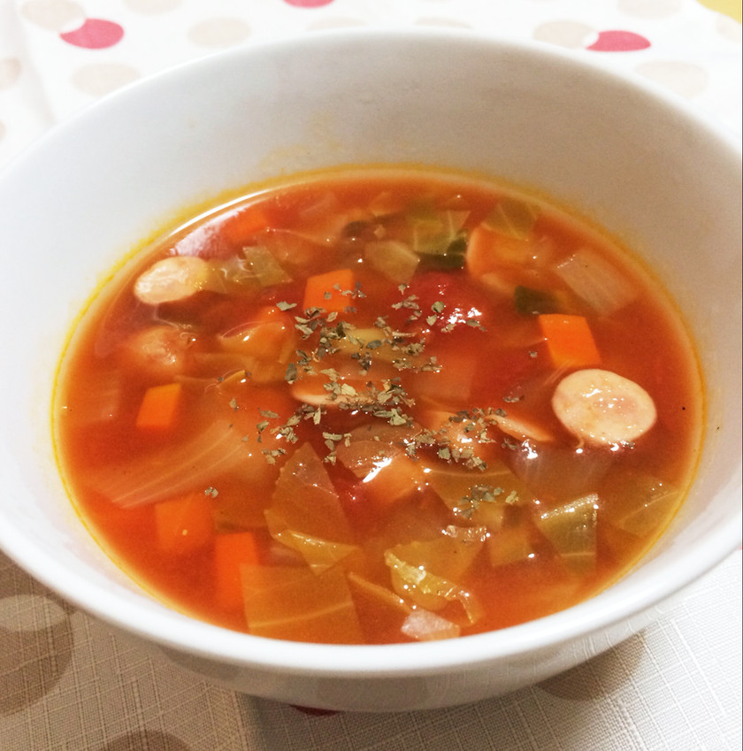 グリーンミネストローネのレシピ