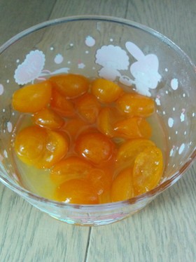 簡単☆圧力鍋で金柑の甘露煮(ビネガー)