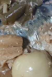 鯖と野菜の圧力鍋味噌煮