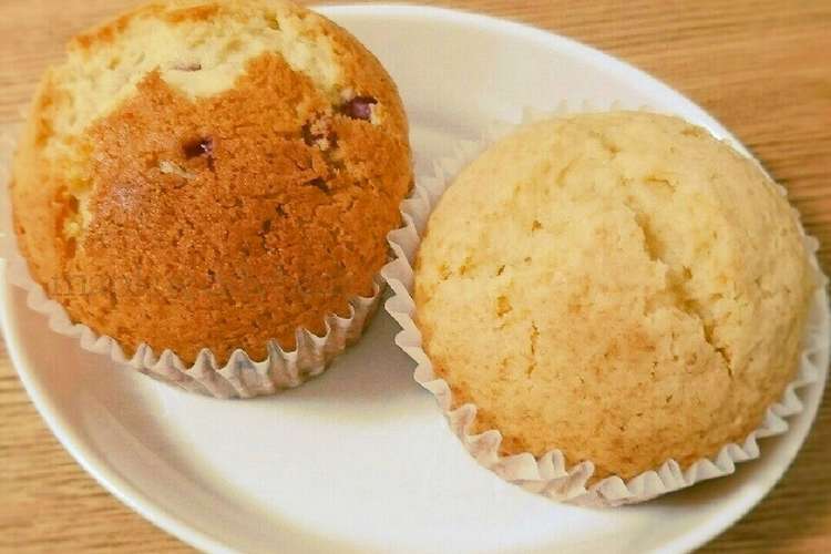 ケーキ屋カップケーキとパン屋のマフィン レシピ 作り方 By Mapletbear クックパッド