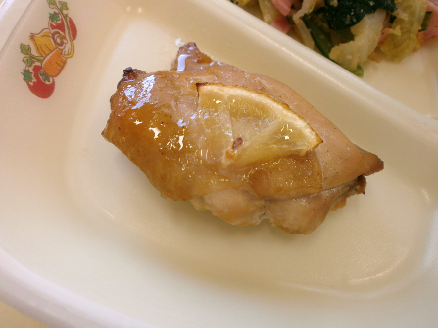 南房総市給食◆鶏肉のレモン漬け焼きの画像
