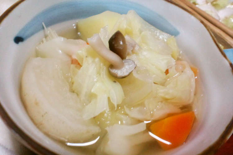 からだ休息 デトックスかんたん野菜スープ レシピ 作り方 By ももちゃのいえ クックパッド 簡単おいしいみんなのレシピが367万品