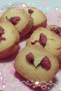 簡単！桜のアイスボックスクッキー♪