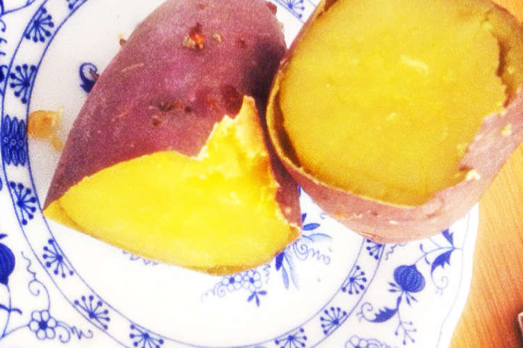 オーブンでほくほくあま い焼き芋 レシピ 作り方 By ゆるゆるみかん クックパッド