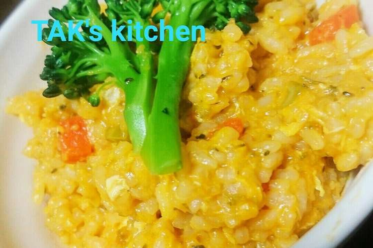 冷やご飯で簡単 コンソメ野菜リゾット レシピ 作り方 By らーゆ クックパッド