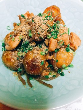 皮むき不要♪鶏と新じゃがの煮物♪