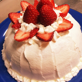 簡単豪華☆3層ドームケーキ
