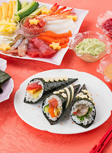 デコ手巻き寿司の3種アレンジソース☆の画像
