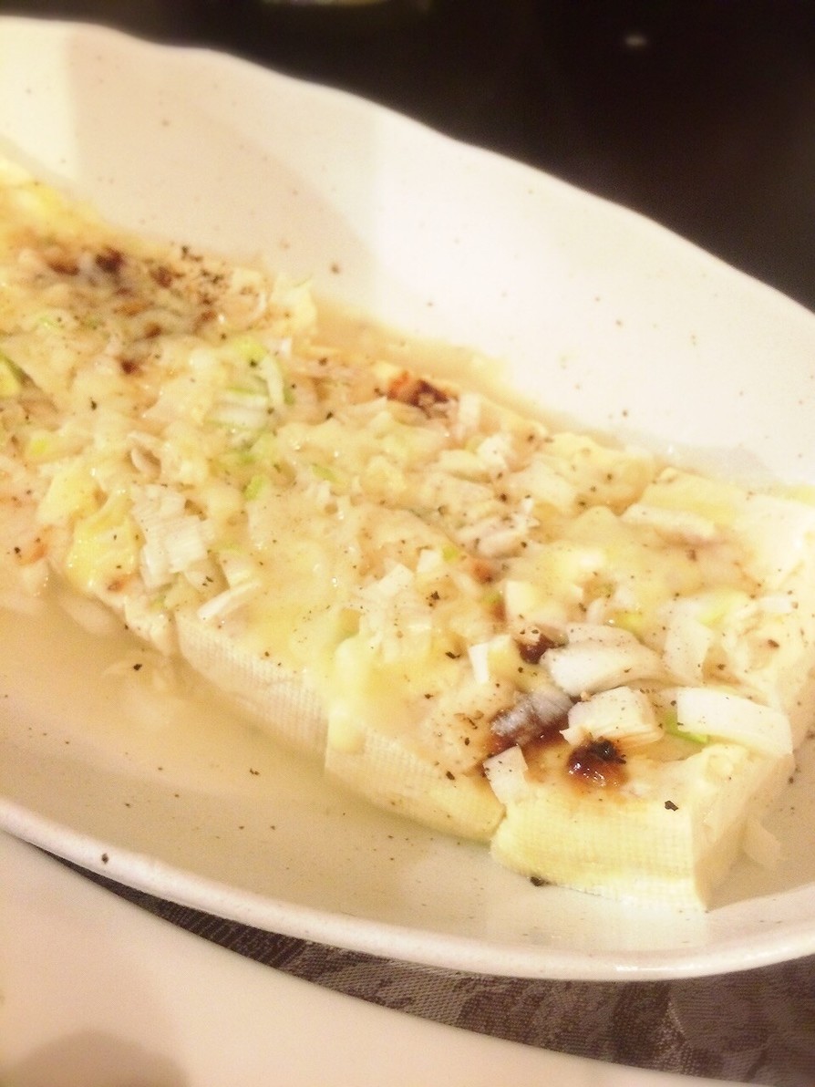 豆腐のネギ味噌マヨチーズ焼きの画像