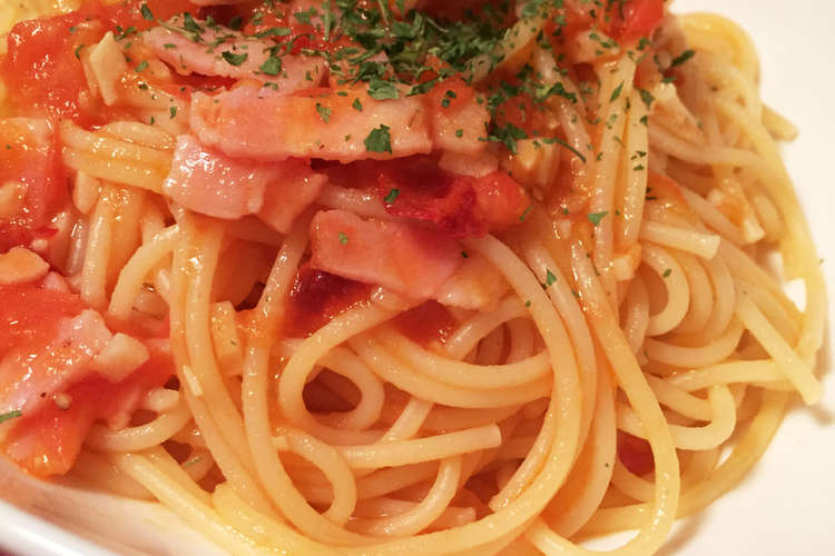 フレッシュトマトのペペロンチーノ レシピ 作り方 By チョコカスタード クックパッド 簡単おいしいみんなのレシピが376万品