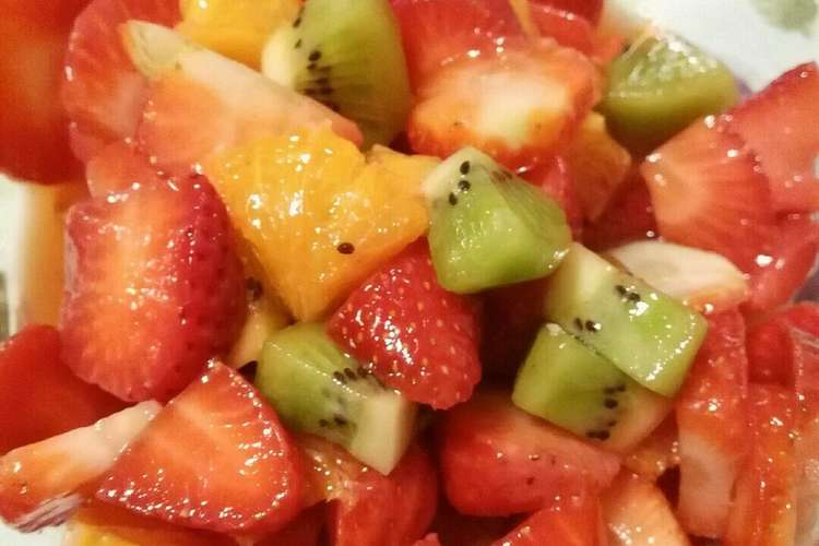 食後にどうぞ イタリア家庭のマチェドニア レシピ 作り方 By にっぽ ろまにょーら クックパッド 簡単おいしいみんなのレシピが360万品