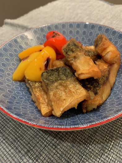 魚と野菜の甘酢焼き浸しの写真