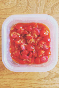 トマトのしょうが炒め 簡単保存食