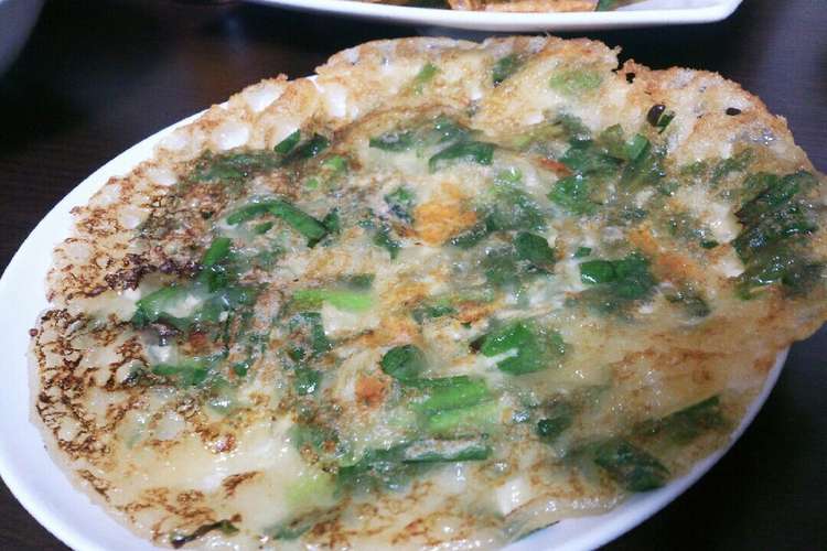 片栗粉だけで作るニラチヂミ レシピ 作り方 By イヌニマス クックパッド 簡単おいしいみんなのレシピが352万品