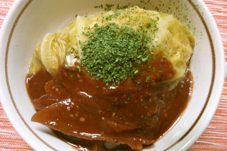 簡単 ロールキャベツ 赤ワインソース レシピ 作り方 By 331ミミイ クックパッド