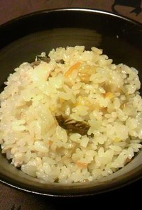 鶏皮DE生姜炊き込みご飯