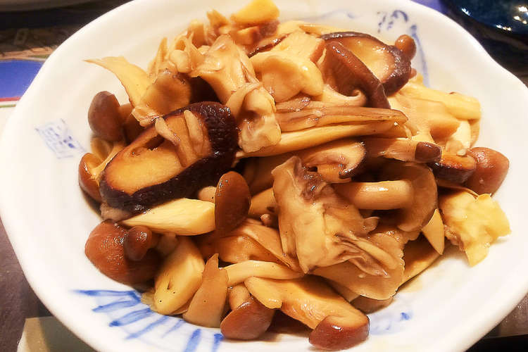 簡単たっぷりキノコだけバター炒め レシピ 作り方 By 床屋のきんぎょ クックパッド 簡単おいしいみんなのレシピが352万品