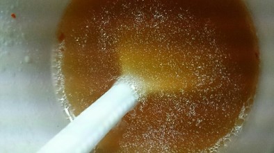 醤油ラーメン風スープの写真