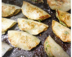 大根の皮でローカーボ餃子