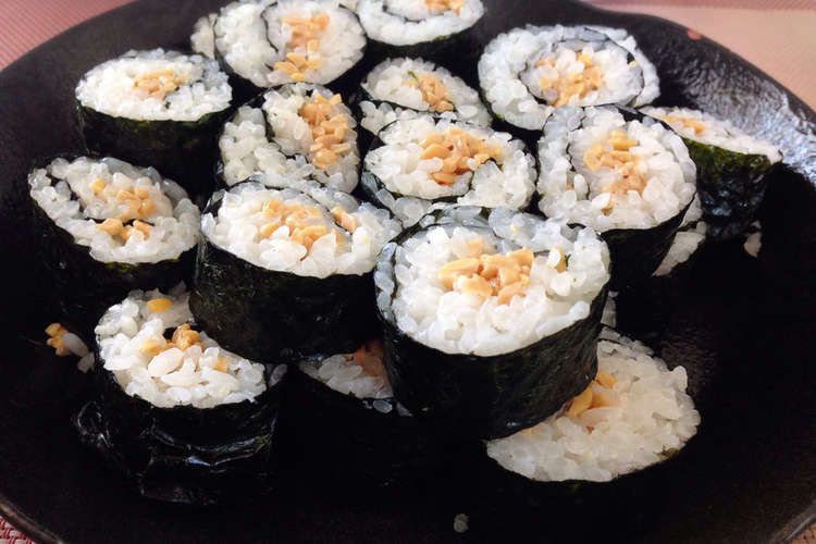 美味しい納豆巻き レシピ 作り方 By イベリコ クックパッド