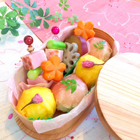 華やか春色*お花見弁当