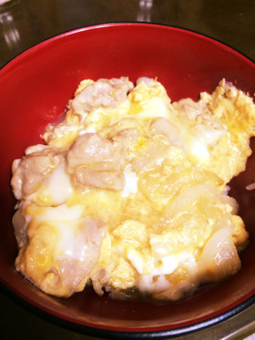 圧力鍋でやわらか親子丼
