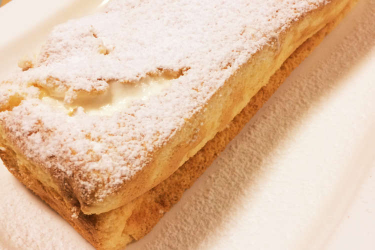 クリームたっぷり 生パウンドケーキ レシピ 作り方 By ココママ１００８ クックパッド 簡単おいしいみんなのレシピが352万品