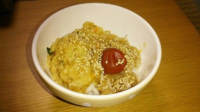 つわり中でも◎ぶっかけ風梅おろしうどん♪の写真