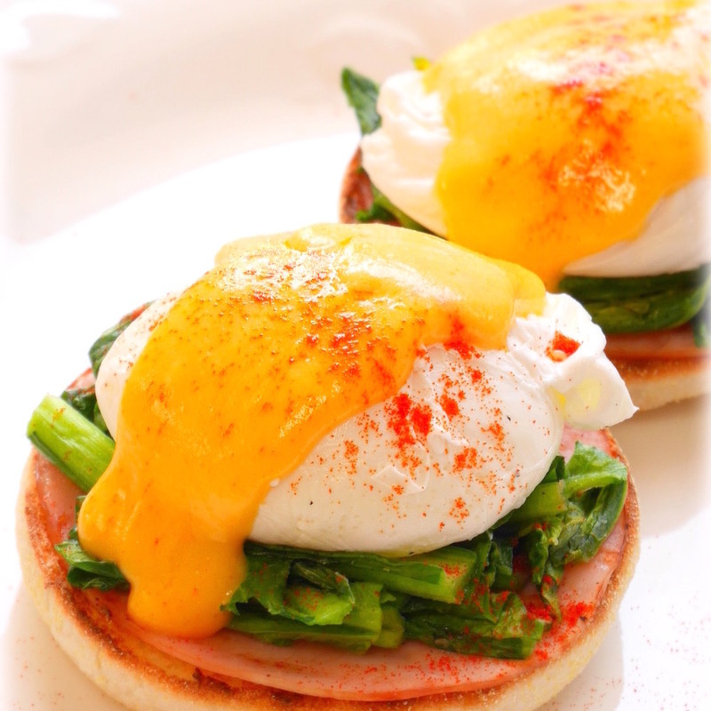 自家製エッグベネディクトのレシピ