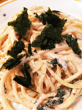 マヨとめんつゆだけで絶品明太子パスタ!