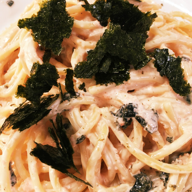 マヨとめんつゆだけで絶品明太子パスタ レシピ 作り方 By ワンダーチェリー クックパッド