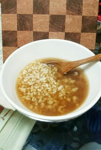 玄米の茶粥