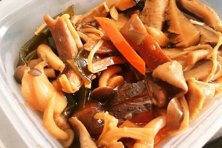 しいたけ しめじ えのきの佃煮 レシピ 作り方 By Natyural クックパッド 簡単おいしいみんなのレシピが352万品