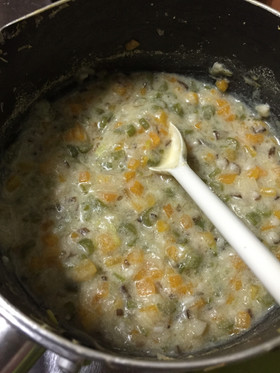 高野豆腐と野菜の離乳食☆中期