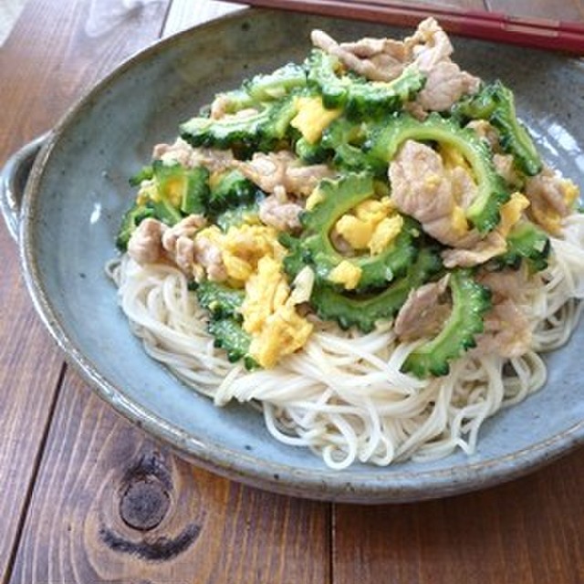 にんにく香る ゴーヤそうめん レシピ 作り方 By Yuzumaman クックパッド