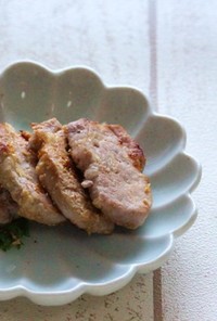 豚ヒレ肉のネギ味噌焼き
