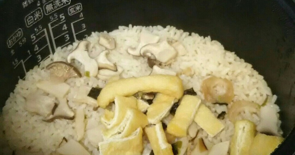 簡単 松茸風炊き込みご飯 レシピ 作り方 By ヤナワラバ クックパッド 簡単おいしいみんなのレシピが370万品