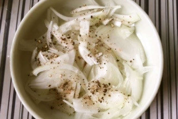 スライスタマネギのレモン胡椒風味 レシピ 作り方 By Ethnic0229 クックパッド 簡単おいしいみんなのレシピが360万品