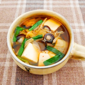 しじみと豆腐の野菜キムチスープ