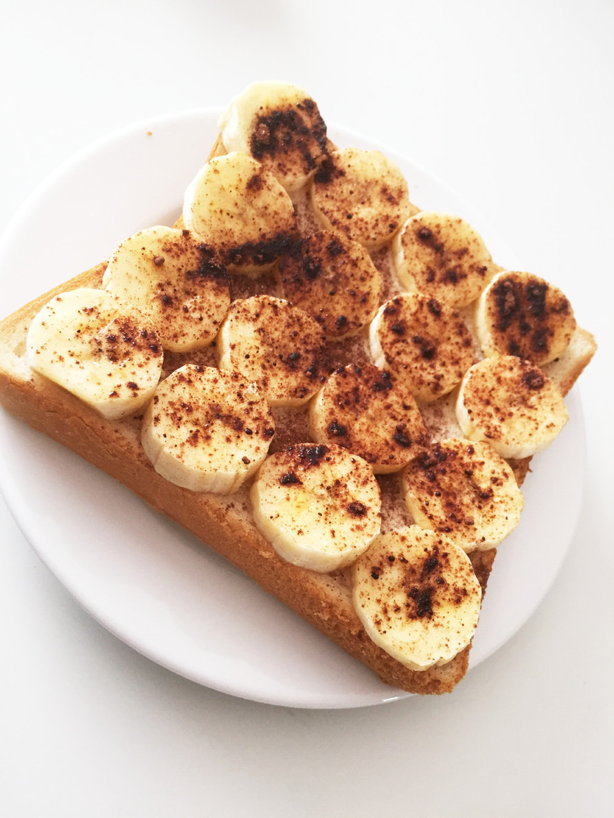 朝食に＊バナナココアトーストの画像