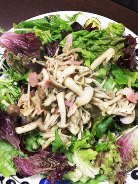 きのこ ホットサラダ しめじ 舞茸