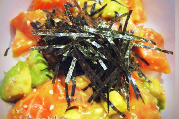 焼肉のタレで簡単 ポキ丼 レシピ 作り方 By ずぼらっち クックパッド 簡単おいしいみんなのレシピが358万品