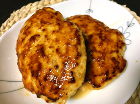 低糖おかず☆ビニール袋で鶏むねハンバーグ