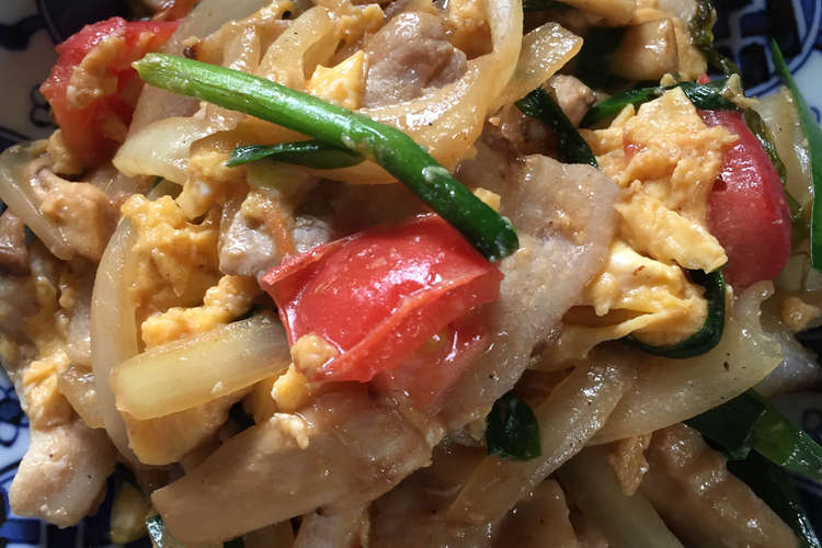 豚バラとニラ卵トマト炒め レシピ 作り方 By コモドドラゴン クックパッド 簡単おいしいみんなのレシピが354万品