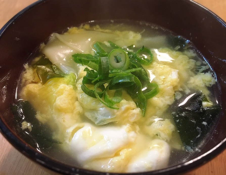 スープの卵をふわふわにするヒミツ♡の画像